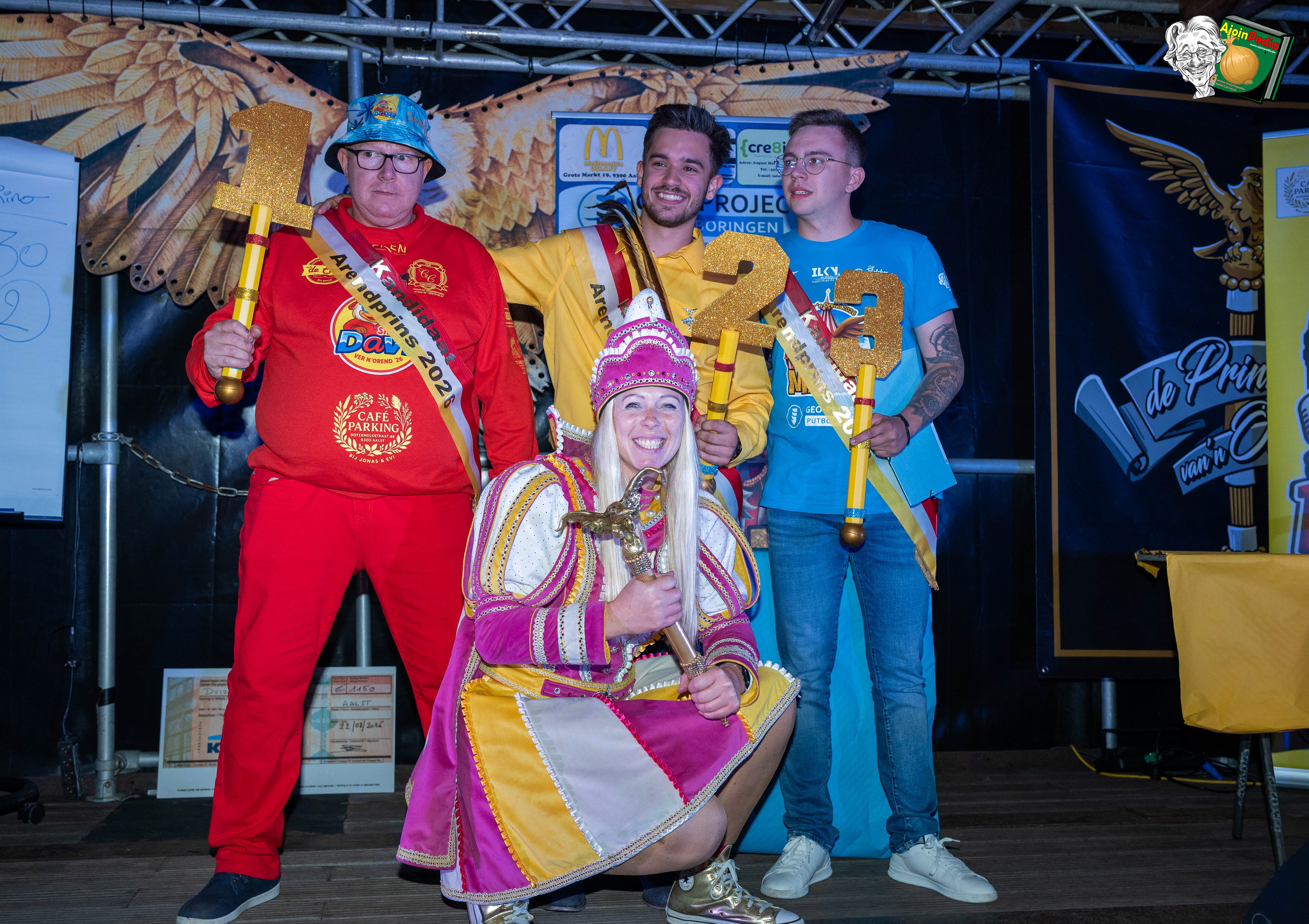 Arendcarnaval - Avondmarkt was groot succes / Kandidoten-Orendprinsj 2026 kennen volgorde optreden!